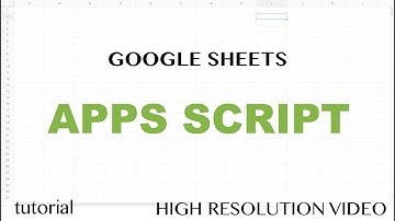 Google Sheets Scripts Tutorial - Get & Set Cell Value in Other Sheets - Part 3