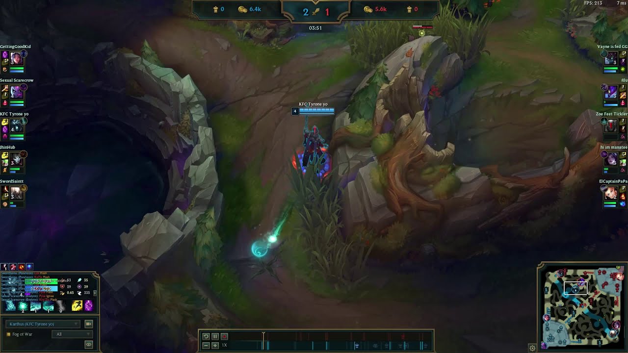 Perfect Anivia Wall against fed Olaf + Bonus Karthus Clip