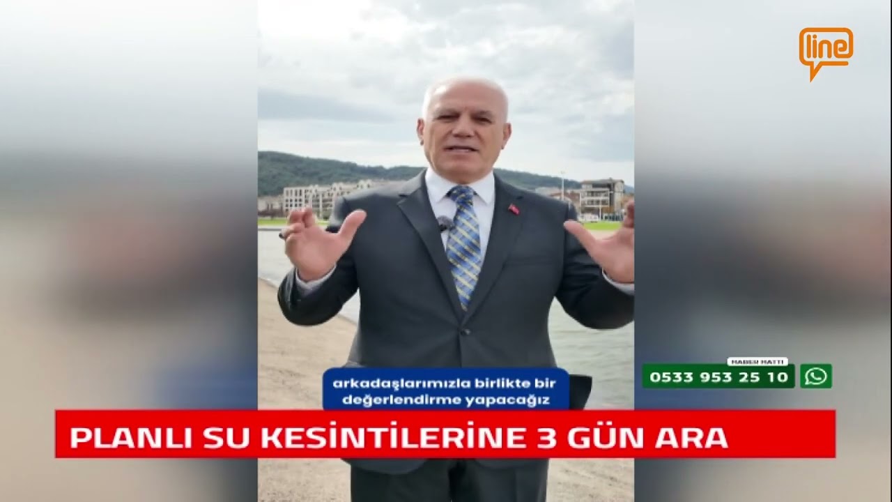PLANLI SU KESİNTİLERİNE 3 GÜN ARA
