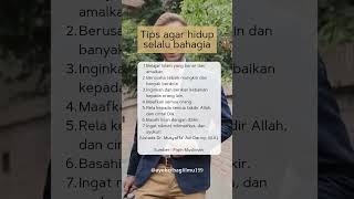 Tips agar hidup selalu bahagia, semoga bermanfaat #shortsfeed #youtubeshorts #islam
