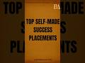 TOP SELF-MADE SUCCESS PLACEMENTSNot everyone is born with support. #ytshorts