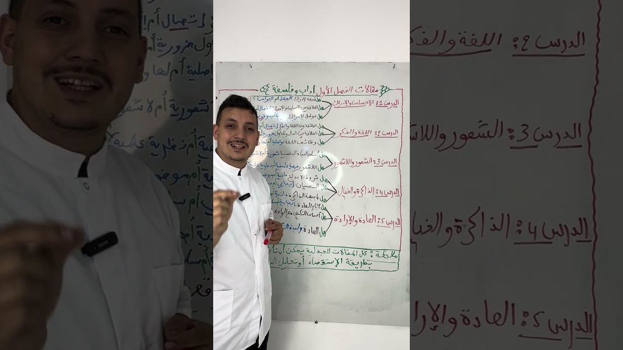 مقالات الفصل الاول لشعبة اداب و فلسفة 