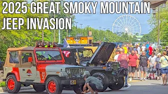 2025 Jeep Invasion Pigeon Forge Leconte Center Opening Day / Checking Out All The Custom Jeeps