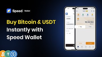 Buy Bitcoin & USDT Instantly with Speed Wallet