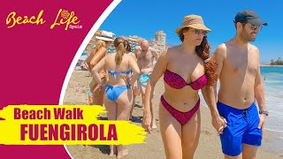 Beach Walk Spain Playa Fuengirola Málaga Costa Del Sol