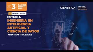 Somos la única carrera que une IA y Ciencia de Datos para profesionales que trabajan