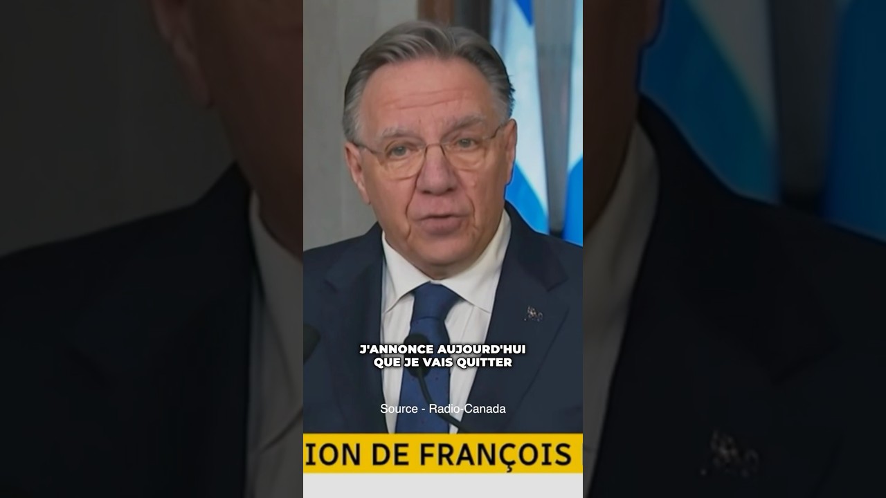 François Legault démissionne ! #québec #pm #CAQ