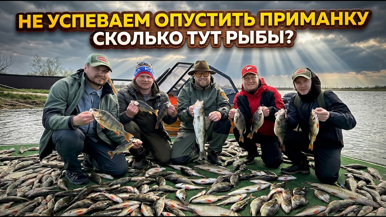 УТОПИЛИ ОПЕРАТОРА 😱 НЕ УСПЕВАЕМ ОПУСТИТЬ ПРИМАНКУ! СКОЛЬКО ТУТ РЫБЫ? АСТРАХАНЬ 2026. ДЕНЬ 4