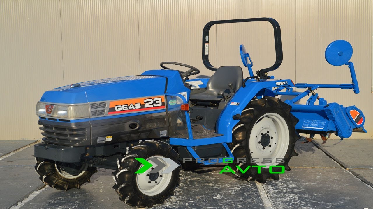 Iseki Geas 23 минитрактор японский полноприводный трехцилидровый ...