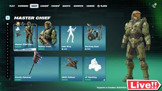 🔴*NEW* MASTER CHIEF BUNDLE is BACK in Fortnite! ITEM SHOP TODAY! (Chapter 7 LIVE)