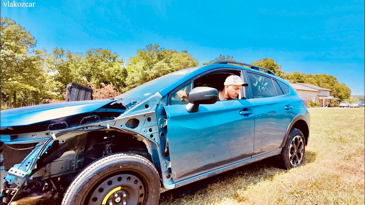 «Купил Subaru Crosstrek в США в деревне — восстановил и выгодно продал | История заработка на авто»