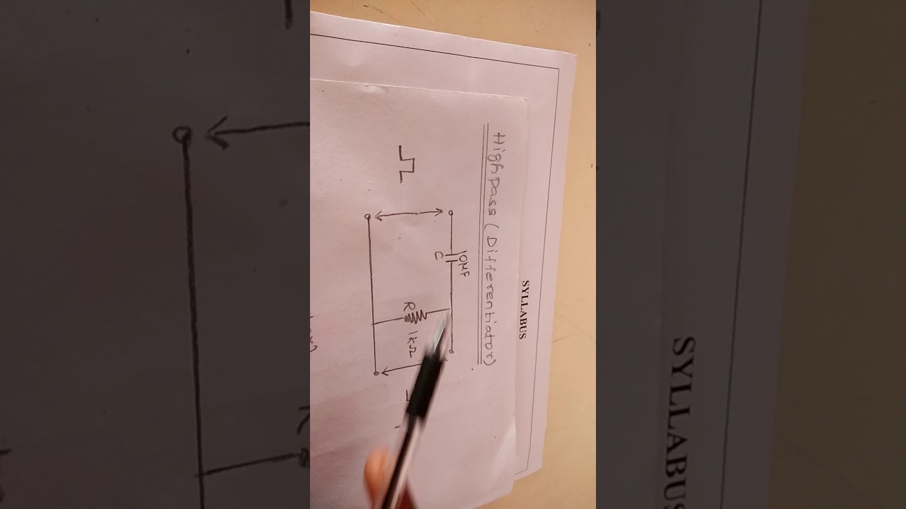 RC integrator & differentiator