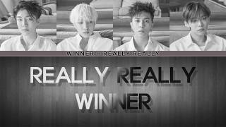 WINNER(위너)   REALLY REALLY(리얼리 리얼리) Color Coded Lyrics [ENG/KOR]