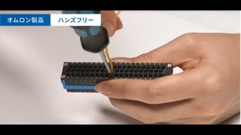 Omron XW4M/XW4N Push-in Terminal Block PCB Connector, Hands-free