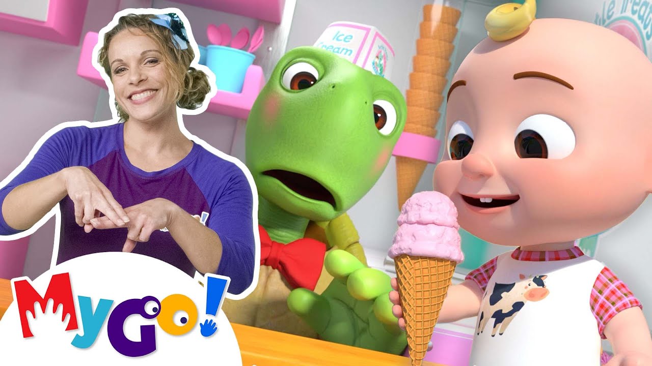 ⁣Wait Your Turn | CoComelon - Nursery Rhymes | MyGo! Sign Language For Kids | ASL