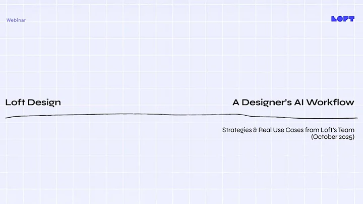 A Designer's AI Workflow: Webinar