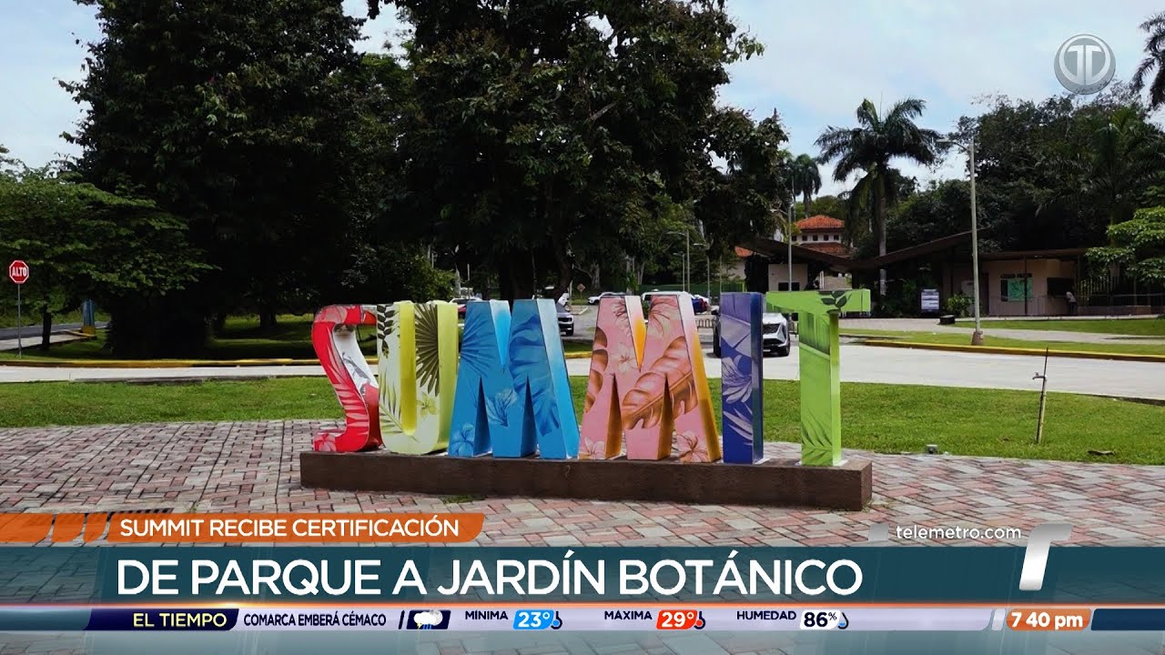 Parque Municipal Summit recibe certificación de jardín botánico