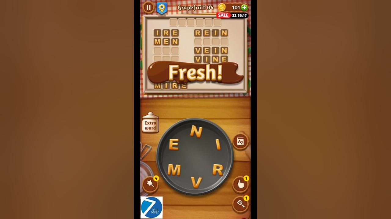 Word Cookies Grapefruit 🍊 Level 4 / Star Chef Word Cookies Game