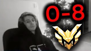 xQc DROPS to MASTERS again (xQc on a 8 game loss streak)