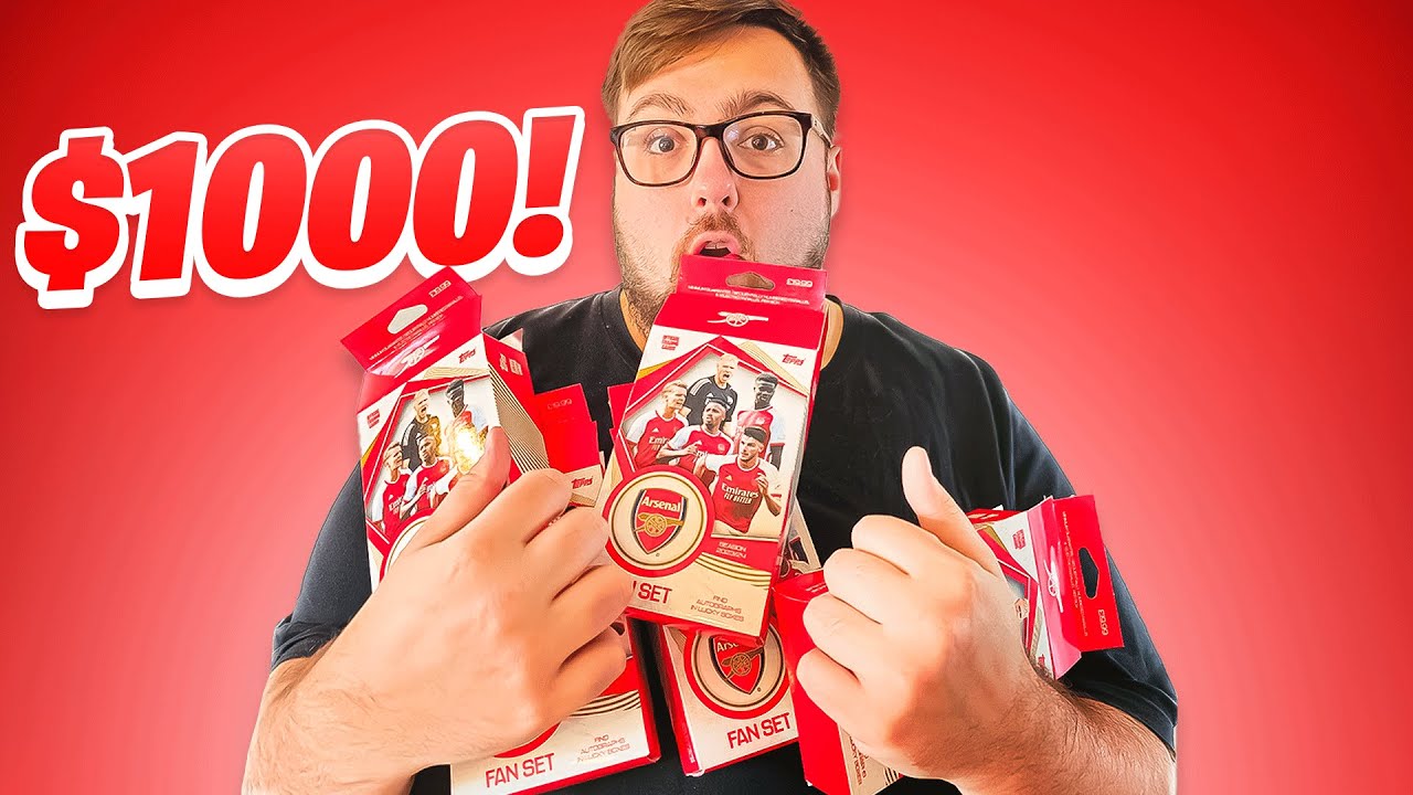 Unbelievable CARDS in 5 BOXES of TOPPS Arsenal Fan Sets - YouTube