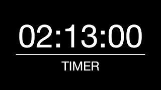 2 Hours 13 Minutes Timer/Countdown with Alarm - 133 Minutes
