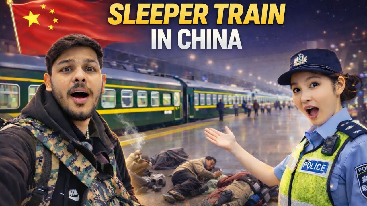 Sleeping Overnight In a Chinese Sleeper Train 🇨🇳 (Not What I Expected ) 🤔