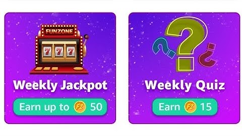 Amazon Weekly Quiz | Fz Coins | earn 15 coins | Today Answers | Amazon Pay Balance | Answers