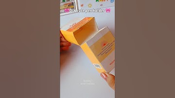 DIY cute pen holder 🎀