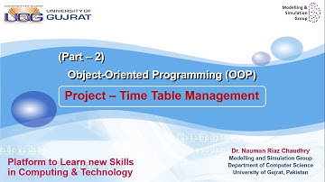 OOP Project - Time Table Management (Part - 2)