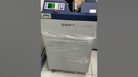 Godrej Swift Turbo Desktop Bundle Note Counting Machine How to Use 📞 7709019746