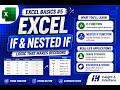 IF &amp; Nested IF function #excel #microsoft #iffunction #excelfunctions #exceltricks