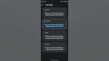 How to change Font on Motorola Phones - Way 2. #tutorial #motorola #android13 #shorts #short