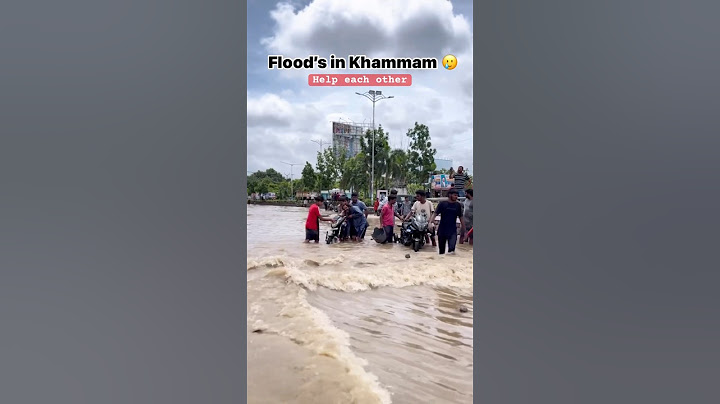 Saviours  in hard times 🙌 - Floods in Khammam#floods#munner#khammam#riveroverflow