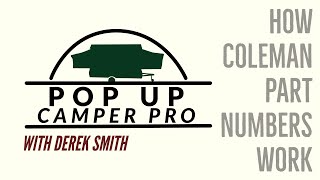 How to look up your Coleman or Fleetwood campers parts