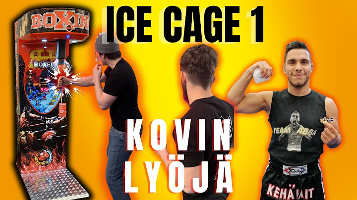 ICE CAGE 1 KOVIN LYÖJÄ