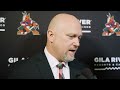 11/09/23 Stecher and Head Coach André Tourigny Speak to the Media Following Tonight's Game
