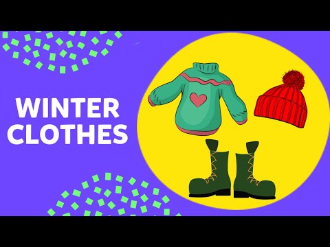 Winter clothes - Vocabulary for kids | Learn English for kids 0+