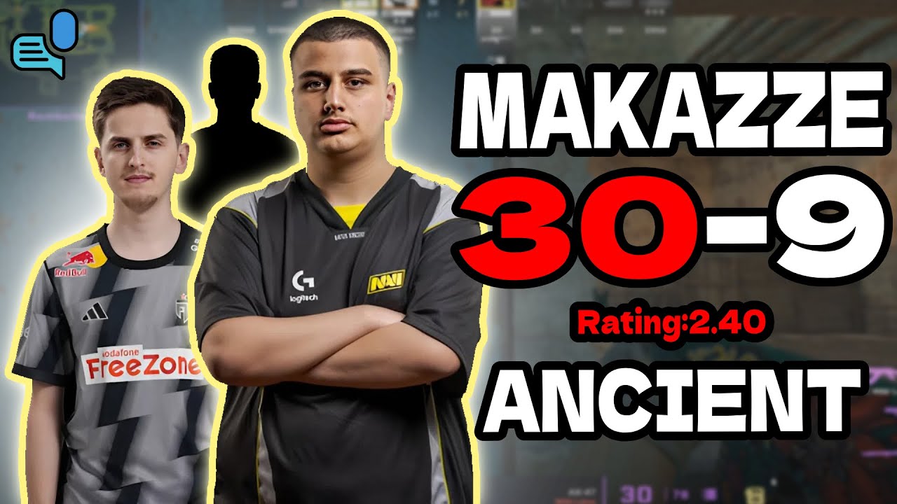 makazze (30-9) | ancient FACEIT EU | Rating 2.40 | +Voice w/krabeni/LunaticYF | Oct 1, 2025