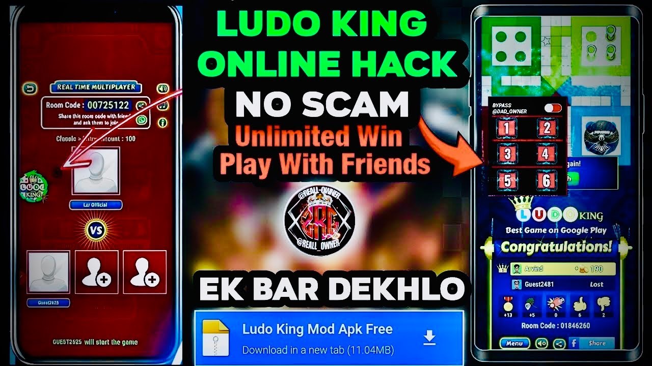 Ludo king controller h@ck | ludo king unlimited six | ludo hack trick | king patcher office
