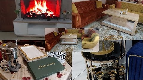 جولة في صالون ديالي الجديدsalon_tour طلع كيحمق_ديكور جديد وألوان مختلفة✨مشتريات من بيم ♥️