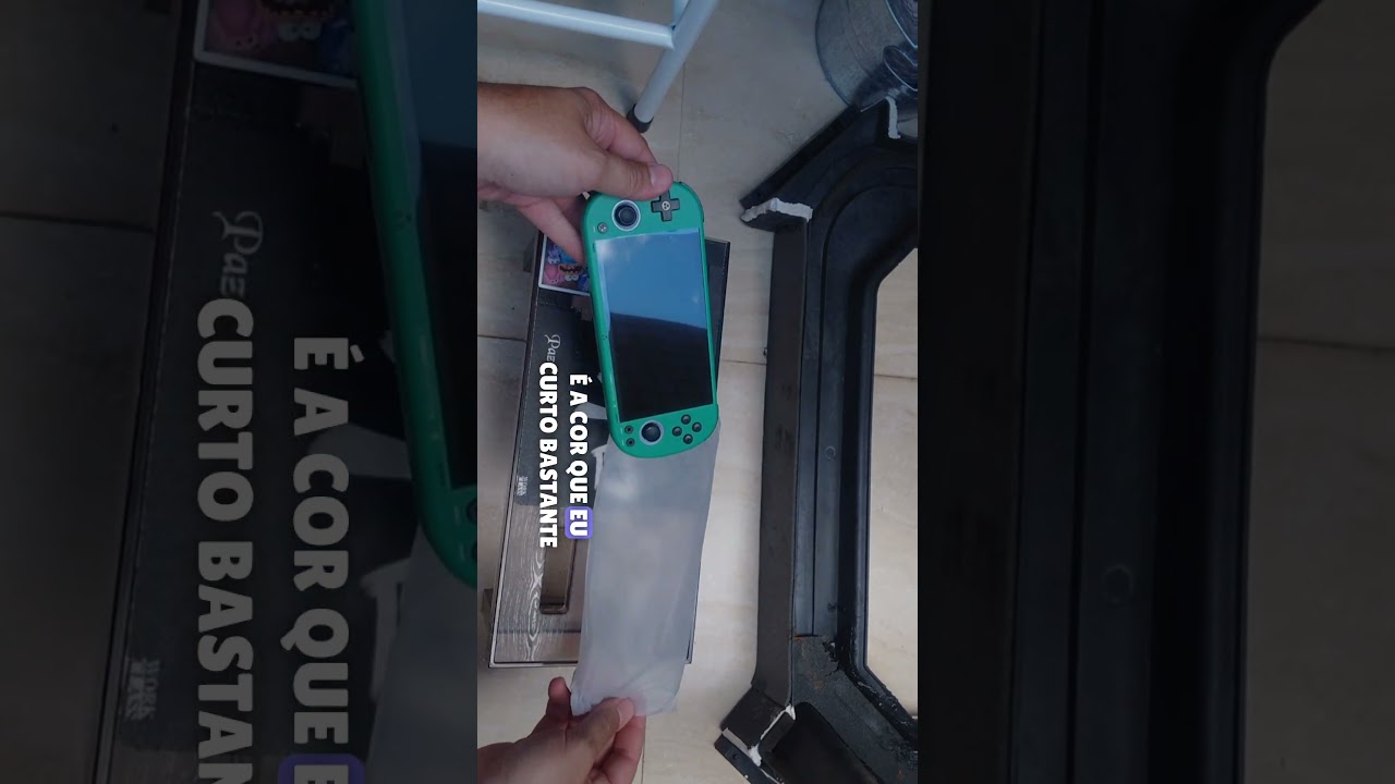 Unboxing do console portátil Trimui Smart Pro S (verde)