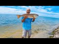 Pescando Corvina Gigante | Pescando con Caña en el Mar