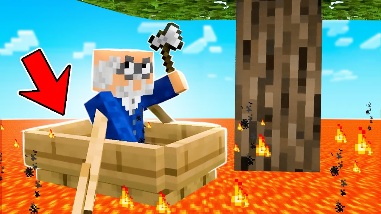 Minecraft but I can't leave this boat