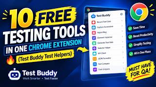 10 FREE Testing Tools in ONE Chrome Extension 🔥 (Test Buddy Test Helpers)