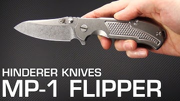 Hinderer Knives MP-1 Titnaium Frame Lock Flipper Folding Knife Overview