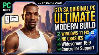 GTA San Andreas Original PC Windows 11 Fix (Fix Crashes, Mouse Bug & Widescreen)