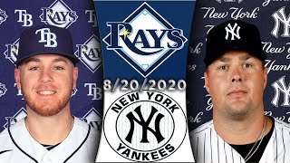 Tampa Bay Rays vs New York Yankees - MLB Highlights 8/20/2020