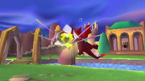 Spyro 3 Year Of The Dragon Spyro swims in the portal loading screen part 2