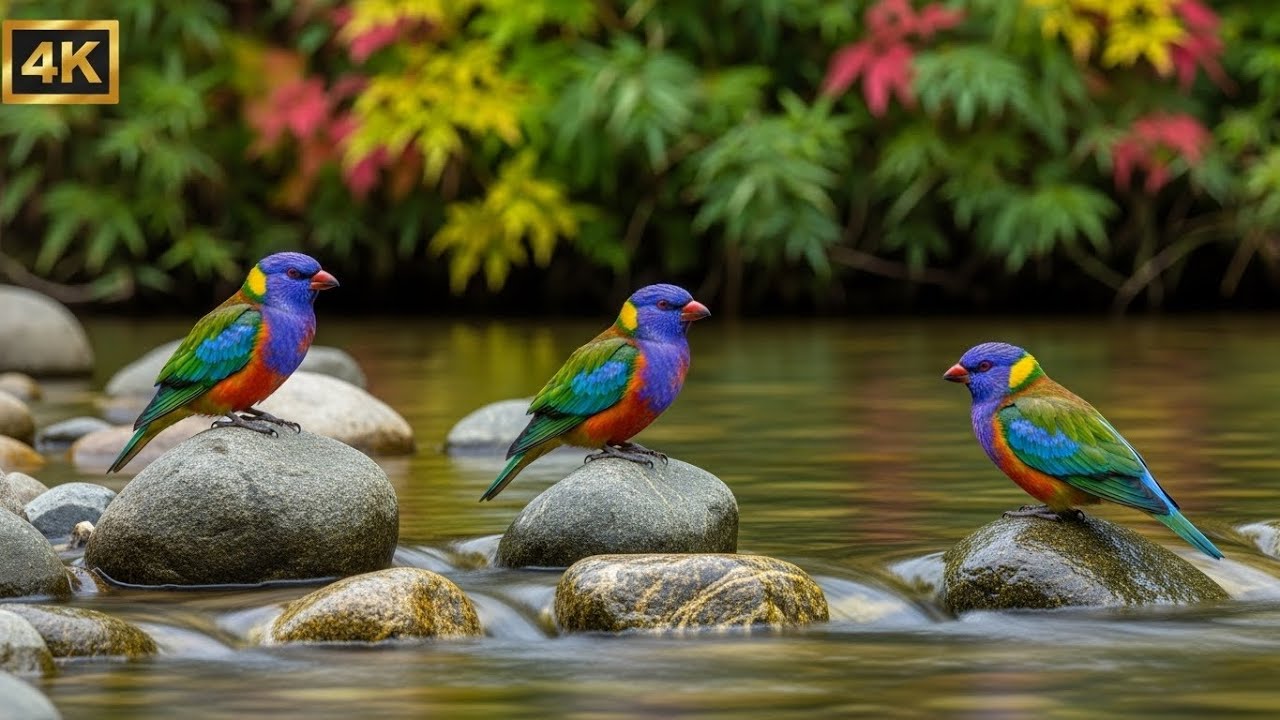 Healing Piano with Forest Rain and Birdsong for Deep Sleep, Study, Calm Mind Reset