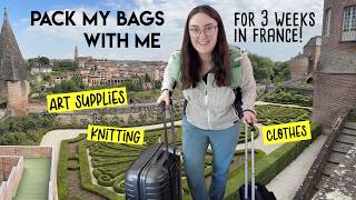 Relaxing packing video ✶ art supplies, knitting, clothes, accessories